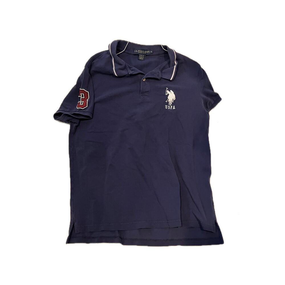 US Polo Assn Blue Polo Golf Shirt Mens XL